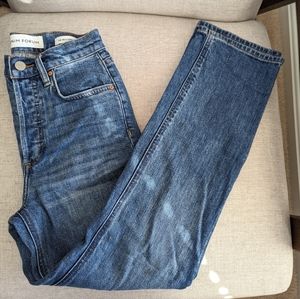Aritzia Denim Forum Arlo High Rise Straight Jeans